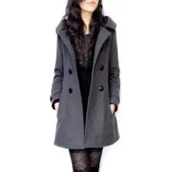 Cotton Full Sleeve Ladies Long Coat 